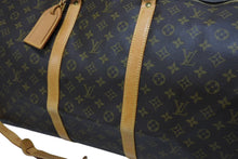 Load image into Gallery viewer, LOUIS VUITTON ルイヴィトン キーポルバンドリエール60 ボストンバッグ M41412 モノグラム PVC ヌメ革 ブラウン 美品 中古 4b011370