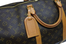 Load image into Gallery viewer, LOUIS VUITTON ルイヴィトン キーポルバンドリエール60 ボストンバッグ M41412 モノグラム PVC ヌメ革 ブラウン 美品 中古 4b011370