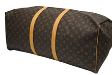 Load image into Gallery viewer, 極美品 LOUIS VUITTON ルイヴィトン キーポル60 ボストンバッグ M41422 モノグラム PVC レザー ブラウン 中古 4b011371