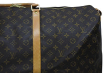 Load image into Gallery viewer, 極美品 LOUIS VUITTON ルイヴィトン キーポル60 ボストンバッグ M41422 モノグラム PVC レザー ブラウン 中古 4b011371