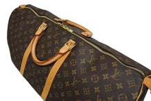 Load image into Gallery viewer, 極美品 LOUIS VUITTON ルイヴィトン キーポル60 ボストンバッグ M41422 モノグラム PVC レザー ブラウン 中古 4b011371