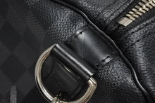 Load image into Gallery viewer, 極美品 LOUIS VUITTON ルイヴィトン キーポルバンドリエール55 ボストンバッグ N41413 ダミエグラフィット ブラック 中古 4b011406