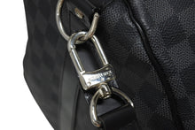 Load image into Gallery viewer, 極美品 LOUIS VUITTON ルイヴィトン キーポルバンドリエール55 ボストンバッグ N41413 ダミエグラフィット ブラック 中古 4b011406