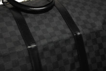 Load image into Gallery viewer, 極美品 LOUIS VUITTON ルイヴィトン キーポルバンドリエール55 ボストンバッグ N41413 ダミエグラフィット ブラック 中古 4b011406
