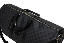 Load image into Gallery viewer, 極美品 LOUIS VUITTON ルイヴィトン キーポルバンドリエール55 ボストンバッグ N41413 ダミエグラフィット ブラック 中古 4b011406