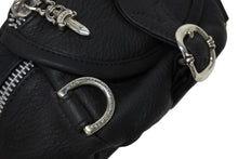 Load image into Gallery viewer, 極美品 CHROME HEARTS クロムハーツ SNAT PACK MINI スナットパックミニ レザーボディバッグ ダガージップ ガンスリンガーベルト 中古 4b011399
