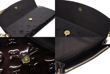 Load image into Gallery viewer, 極美品 LOUIS VUITTON ルイヴィトン サンセット ブルーバード ワンショルダーバッグ M93542 モノグラム ヴェルニ アマラント 中古 4b011390