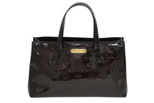 Load image into Gallery viewer, 極美品 LOUIS VUITTON ルイヴィトン ウィルシャーPM ハンドバッグ M93641 ブラウン アマラント エナメル モノグラムヴェルニ ゴールド金具 中古 4b011401