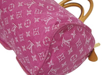 Load image into Gallery viewer, LOUIS VUITTON ルイヴィトン ネオスピーディ ハンドバッグ M95214 モノグラムデニム ゴールド金具 ピンク 美品 中古 4b011410