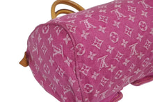 Load image into Gallery viewer, LOUIS VUITTON ルイヴィトン ネオスピーディ ハンドバッグ M95214 モノグラムデニム ゴールド金具 ピンク 美品 中古 4b011410
