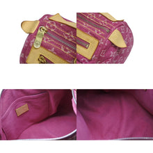 Load image into Gallery viewer, LOUIS VUITTON ルイヴィトン ネオスピーディ ハンドバッグ M95214 モノグラムデニム ゴールド金具 ピンク 美品 中古 4b011410