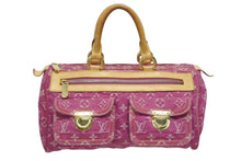 Load image into Gallery viewer, LOUIS VUITTON ルイヴィトン ネオスピーディ ハンドバッグ M95214 モノグラムデニム ゴールド金具 ピンク 美品 中古 4b011410