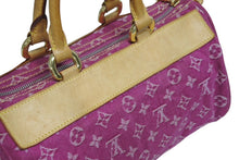 Load image into Gallery viewer, LOUIS VUITTON ルイヴィトン ネオスピーディ ハンドバッグ M95214 モノグラムデニム ゴールド金具 ピンク 美品 中古 4b011410