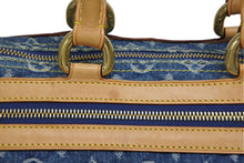 Load image into Gallery viewer, LOUIS VUITTON ルイヴィトン ネオスピーディ ハンドバッグ M95019 モノグラム デニム インディゴブルー ゴールド金具 美品 中古 4b011404
