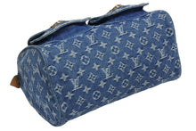 Load image into Gallery viewer, LOUIS VUITTON ルイヴィトン ネオスピーディ ハンドバッグ M95019 モノグラム デニム インディゴブルー ゴールド金具 美品 中古 4b011404