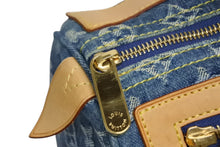 Load image into Gallery viewer, LOUIS VUITTON ルイヴィトン ネオスピーディ ハンドバッグ M95019 モノグラム デニム インディゴブルー ゴールド金具 美品 中古 4b011404