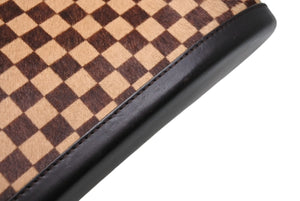 極美品 LOUIS VUITTON ルイヴィトン ダミエソバージュ インパラ ハンドバッグ M92133 ハラコ レザー ゴールド金具 中古 4b011422