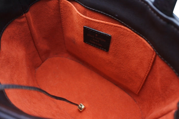 極美品 LOUIS VUITTON ルイヴィトン ダミエソバージュ インパラ ハンドバッグ M92133 ハラコ レザー ゴールド金具 中古 4b011422