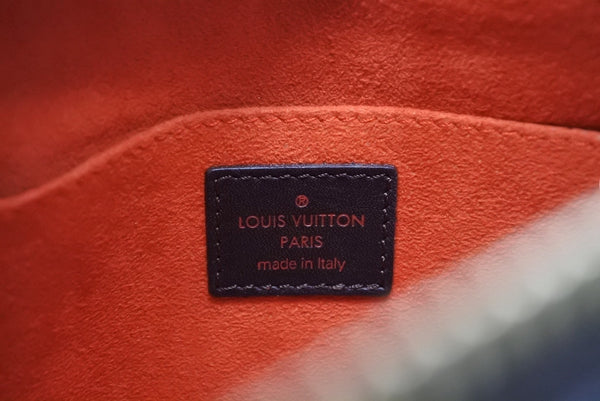 新品未使用 LOUIS VUITTON ルイヴィトン ダミエソバージュ タイガー ハンドバッグ M92132 ハラコ レザー ブラウン ゴールド金具 中古 4b011421