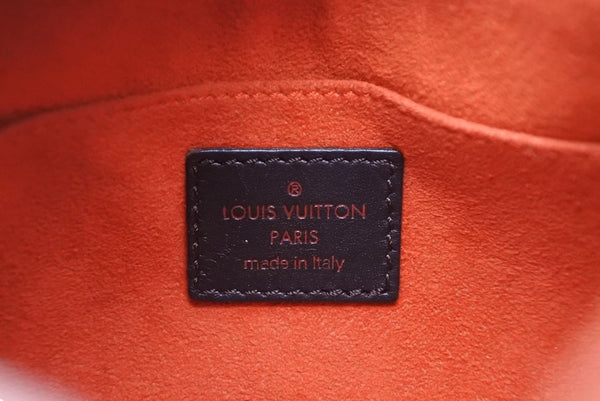 新品未使用 LOUIS VUITTON ルイヴィトン ダミエソバージュ タイガー ハンドバッグ M92132 ハラコ レザー ブラウン ゴールド金具 中古 4b011421
