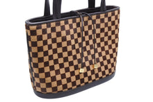 Load image into Gallery viewer, 極美品 LOUIS VUITTON ルイヴィトン ダミエソバージュ インパラ ハンドバッグ M92133 ハラコ レザー ゴールド金具 中古 4b011422
