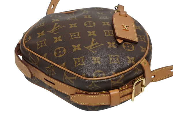 LOUIS VUITTON ルイヴィトン ボワット シャポー スープルMM ショルダーバッグ M45647 モノグラム ブラウン PVC ヌメ革 美品 中古 4b011354