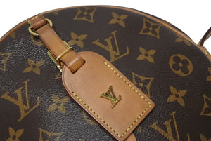 LOUIS VUITTON ルイヴィトン ボワット シャポー スープルMM ショルダーバッグ M45647 モノグラム ブラウン PVC ヌメ革 美品 中古 4b011354