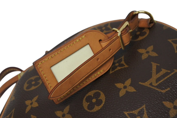 LOUIS VUITTON ルイヴィトン ボワット シャポー スープルMM ショルダーバッグ M45647 モノグラム ブラウン PVC ヌメ革 美品 中古 4b011354