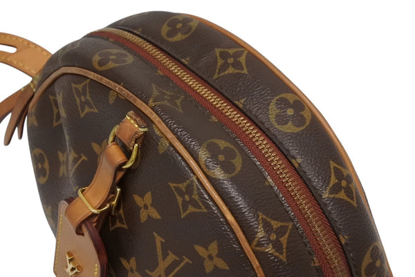LOUIS VUITTON ルイヴィトン ボワット シャポー スープルMM ショルダーバッグ M45647 モノグラム ブラウン PVC ヌメ革 美品 中古 4b011354