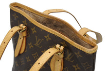 Load image into Gallery viewer, LOUIS VUITTON ルイヴィトン プチ バケットPM バケツ型 トートバッグ ショルダーバッグ モノグラム M42238 ブラウン PVC レザー 良品 中古 4b011567