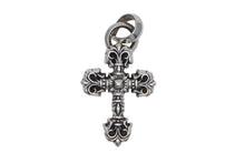 Load image into Gallery viewer, 極美品 CHROME HEARTS クロムハーツ PNDT CH CRS SML W/ATTACHED BALE フィリグリークロス ペンダントトップ ベイル 重量約25.8g 中古 4b011707