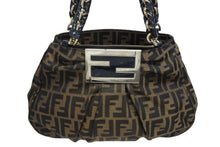 Load image into Gallery viewer, 極美品 FENDI フェンディ ワンショルダーバッグ 8BR615 ズッカ柄 ブラウン キャンバス レザー ゴールド金具 中古 4b011362