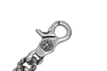 Load image into Gallery viewer, CHROME HEARTS クロムハーツ ファンシーリンククリップ ブレスレット 13リンク 約118.1g 腕周り約17cm シルバー925 美品 中古 4b011435