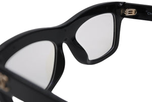 CHANEL シャネル 伊達眼鏡 メガネ アイウェア 71626A S0112 ココマーク チェーンフレーム ブラック 美品 中古 4b011471