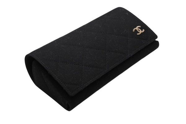CHANEL シャネル 伊達眼鏡 メガネ アイウェア 71626A S0112 ココマーク チェーンフレーム ブラック 美品 中古 4b011471