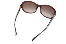Load image into Gallery viewer, Salvatore Ferragamo サルヴァトーレ フェラガモ サングラス アイウェア SF740SRA サイズ130 ブラウン ラインストーン 美品 中古 4b011290