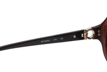 Load image into Gallery viewer, Salvatore Ferragamo サルヴァトーレ フェラガモ サングラス アイウェア SF740SRA サイズ130 ブラウン ラインストーン 美品 中古 4b011290