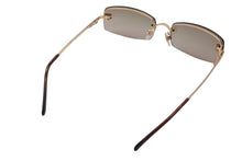 Load image into Gallery viewer, 極美品 CHANEL シャネル サングラス アイウェア 4093-B c.125/13 サイズ56□16 130 ココマーク ラインストーン ブラウン 中古 4b011519