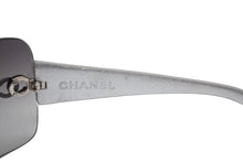 Load image into Gallery viewer, CHANEL シャネル リムレス サングラス アイウェア サイズ120 ココマーク ブラック 美品 中古 4b011514