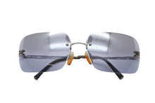 Load image into Gallery viewer, CHANEL シャネル リムレス サングラス 4017 c.124/6V サイズ62□17 120 ココマーク ブラック 美品 中古 4b011513