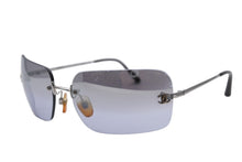 Load image into Gallery viewer, CHANEL シャネル リムレス サングラス 4017 c.124/6V サイズ62□17 120 ココマーク ブラック 美品 中古 4b011513