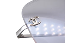 Load image into Gallery viewer, CHANEL シャネル リムレス サングラス 4017 c.124/6V サイズ62□17 120 ココマーク ブラック 美品 中古 4b011513