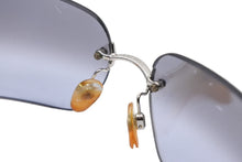 Load image into Gallery viewer, CHANEL シャネル リムレス サングラス 4017 c.124/6V サイズ62□17 120 ココマーク ブラック 美品 中古 4b011513