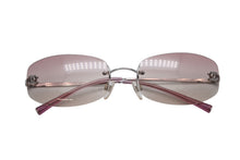 Load image into Gallery viewer, CHANEL シャネル リムレス サングラス 4002 c.124/58 サイズ57□19 130 ココマーク ピンク グラデーション 美品 中古 4b011511
