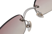 Load image into Gallery viewer, CHANEL シャネル リムレス サングラス 4002 c.124/58 サイズ57□19 130 ココマーク ピンク グラデーション 美品 中古 4b011511