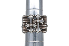 Load image into Gallery viewer, CHROME HEARTS クロムハーツ SQUARE CEMETERY スクエア セメタリークロスリング 指輪 重量約27.9g サイズ16号 シルバー925 美品 中古 4b011716