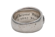 Load image into Gallery viewer, CHROME HEARTS クロムハーツ FLORAL CROSS フローラルクロス リング 指輪 重量約15.8g サイズ19号 スターリングシルバー 美品 中古 4b011717