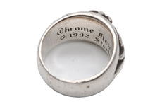 Load image into Gallery viewer, CHROME HEARTS クロムハーツ FLORAL CROSS フローラルクロス リング 指輪 重量約15.8g サイズ19号 スターリングシルバー 美品 中古 4b011717