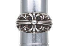 Load image into Gallery viewer, CHROME HEARTS クロムハーツ FLORAL CROSS フローラルクロス リング 指輪 重量約15.8g サイズ19号 スターリングシルバー 美品 中古 4b011717
