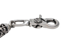 Load image into Gallery viewer, 極美品 CHROME HEARTS クロムハーツ ケルティックローラー 2クリップロング ウォレットチェーン 重量約266.5g 12リンク 中古 4b011709